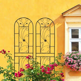 4 Pack Metal Garden Trellis 86.7" x 19.7" Rustproof Trellis for Climbing Plants Outdoor Flower W1586P268031