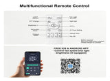 Modern Ceiling Fan with Lights Remote Control, 8 PCS Blades ,32" white Ceiling Fan with Light, 6 W3775P566904