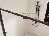 44-48" W x 72" H Scalable adjustable frame Shower Door with 1/4" Clear SGCC Tempered W2965P364887