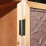 55.12'' Tall Tower Storage Cabinet - Rustic Wood Sideboard Pantry Cabinet - Versatile Buffet Cabinet W2295P246674