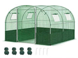 80"79" All-Weather Walk-in Greenhouse, Heavy Duty Galvanized Metal Frame Tear-Proof PE Cover 52354412