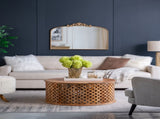40" x 31" Classic Design Gold Arch Mirror and Baroque Inspired Frame for Living Room Bathrrom W2078127696