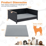 ZNTS Dog bed with cushion 34878718