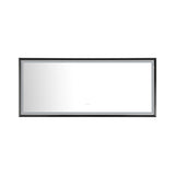 88 x8 Inch LED Bathroom Mirror with Aluminum Frame, Wall Mounted Vanity Mirror, Anti-Fog, Memory, W2287P279044
