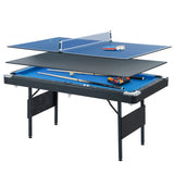 ZNTS 3 in 1 game table,pool table,billiard table,table games,table tennis, multi game table,table W1936119611