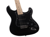 GST Stylish Electric Guitar Kit with Black Pickguard Black 55121825