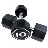 Premium Octagonal Dumbbell, Large Numbers Hard Chrome Plated Handle Dumbbells to Assist with 03893618