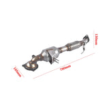 Front Catalytic Converter Set Stainless Steel for Ford Fusion 2013-2020 1.5l / 1.6l Turbo 28425747