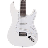 ZNTS Rosewood Fingerboard Electric Guitar White 12619055