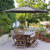 10FT Patio Umbrella, Outdoor Table Umbrella with Push Button Tilt and Crank, UV Protection W1859P195943