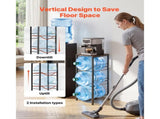 4-Tier Water Jug Rack, Organizer for 3 and 5 Gallon Bottles, Heavy-Duty Storage Shelf with 87163275