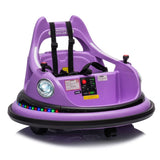 ZNTS 12V ride on bumper car for kids,electric car for kids,1.5-5 Years Old,W/Remote Control, LED Lights, W1578P198507