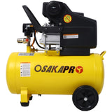 3.5HP Portable 10 Gallons Oil-Lubricated Air Compressor Tank Ultra Quiet Horizontal Tank Adjustable W46564402