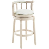 Bar Stools Seat Height 29.5'' Leather Wooden Bar Stools W2195P146466