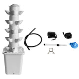 25-pot White Outdoor Indoor Vertical Garden Smart Garden Vertical Garden Planter with Pump and Tank 62447617