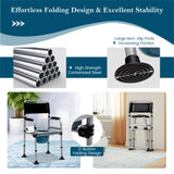 Black shower toilet chair and bucket 88038090