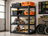 Heavy Duty Adjustable Metal Storage Shelving Unit, 1600 LBS Load Capacity Garage & Kitchen Utility 45218881