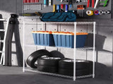 3 Tier Wire Shelving Unit, 1050 LBS NSF Height Adjustable Metal Garage Shelves, Heavy Duty W155091054