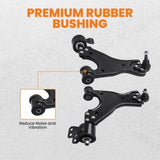12x Front Suspension Lower Control Arms Sway Bar Tierod for 2007-2015 GMC Acadia 75202379