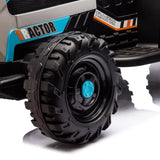 ZNTS Ride on Tractor with Trailer,12V Battery Powered Electric Tractor Toy w/Remote Control,electric car 17825451