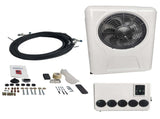 12V Air Conditioner Kit Universal 12000 BTU fit for Semi Trucks Bus RV Caravan 60A-80A 960W 67072751
