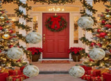 6PCS Set 3.9" Christmas Glass Ball Ornaments Hanging Decorations for Holiday Tree Party Baubles FBA 71096669