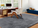 Rugs for Living Room,Grey Fluffy Carpet Large Fuzzy Plush Shag Comfy Soft, Non-Slip Indoor Floor 26401731