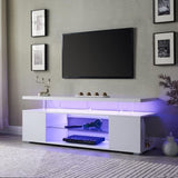 TV Stand for 70 Inch TV LED Gaming Entertainment Center Media Storage Console Table with Large Side W2178P147739
