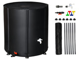 100 Gallon Folding Rain Barrel Water Collector Black 05078177