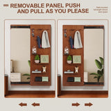 Wall Full Length Mirror, Full Body Mirror with Shelf, Full Body Mirror with Hook Wall W2987P289181