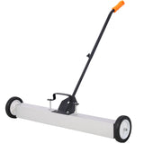 ZNTS 36" Rolling Magnetic Pick-Up Sweeper, Heavy Duty Push-Type with Release, for Nails Needles Screws W46577098