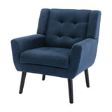Modern Soft Linen Material Ergonomics Accent Chair Living Room Chair Bedroom Chair Home Chair With W67634083