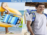 Folding Beach Chair Set of 2 for Adults, 4 Position Portable Backpack Foldable 48302190