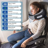 Portable Rechargeable Neck Massager Pillow - Shiatsu Kneading , 2 Heating Modes 25191914