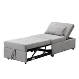 Folding Ottoman Sofa Bed Gray W2297P216470