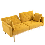 ZNTS COOLMORE Velvet Sofa , Accent sofa .loveseat sofa with metal feet W153966992