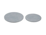2 Pack Gray Cement Wood Plant Stand 71366253