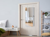 Retro PVC Wood Grain Coating Whole Body Mirror Decoration Storage Dressing Mirror Jewelry Mirror 35229024