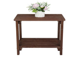 Rectangular Wood Side Table Light Brown 64934750