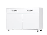 Two door Side Table-White W28203337