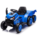 ZNTS 12V Kids Ride On Electric Tractor Black Knight,Kids Ride On Toy.2WD,Non-skid tires, steering wheel, 38466080