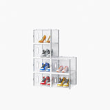 White, Big Size, 6PCS, 36*28*21cm, Shoe Box, Plastic Mesh, Freely Combinable 64718708