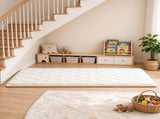 Full XL Japanese Tatami Mat, 55" x 80" Foldable Handwoven Rattan Mattress, Non-Slip & Breathable 76890776