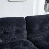 Two-seat Sectional Sofa Modular Deep Seat Sofa Couch Chenille Sofa Sleeper Comfy Upholstered W676P278756