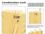 3-Piece Luggage Set , ABS Hardshell, New Upgraded Iron Handle, Combination Lock, 360&deg W2787P534758