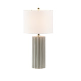 ZNTS Ribbed Ceramic Table Lamp B03599400