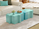 Puzzle Art Side Table, Modular Convex Edge MGO Table - Buy Singles or Combine for Custom Layouts, N770P347931G