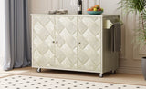 K&K 51.2"W Ash Veneer Solid Wood Handwoven Island with Drop Leaf, Coastal N707P207916X