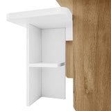 U-Can Set of 2 Nesting Coffees Farmhouse,Rectangle Coffee Living Room,Wood Finish Coffee N724P294661K