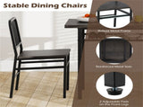 3-Piece Dining Table Set , Space-Saving Tuck-under Chair Design 27328094